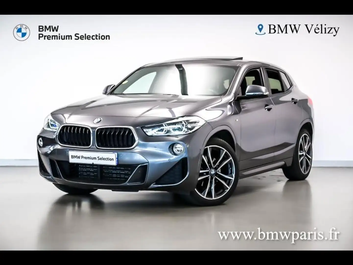 BMW X2 sDrive18dA 150ch M Sport Euro6d-T 118g Gris - 1