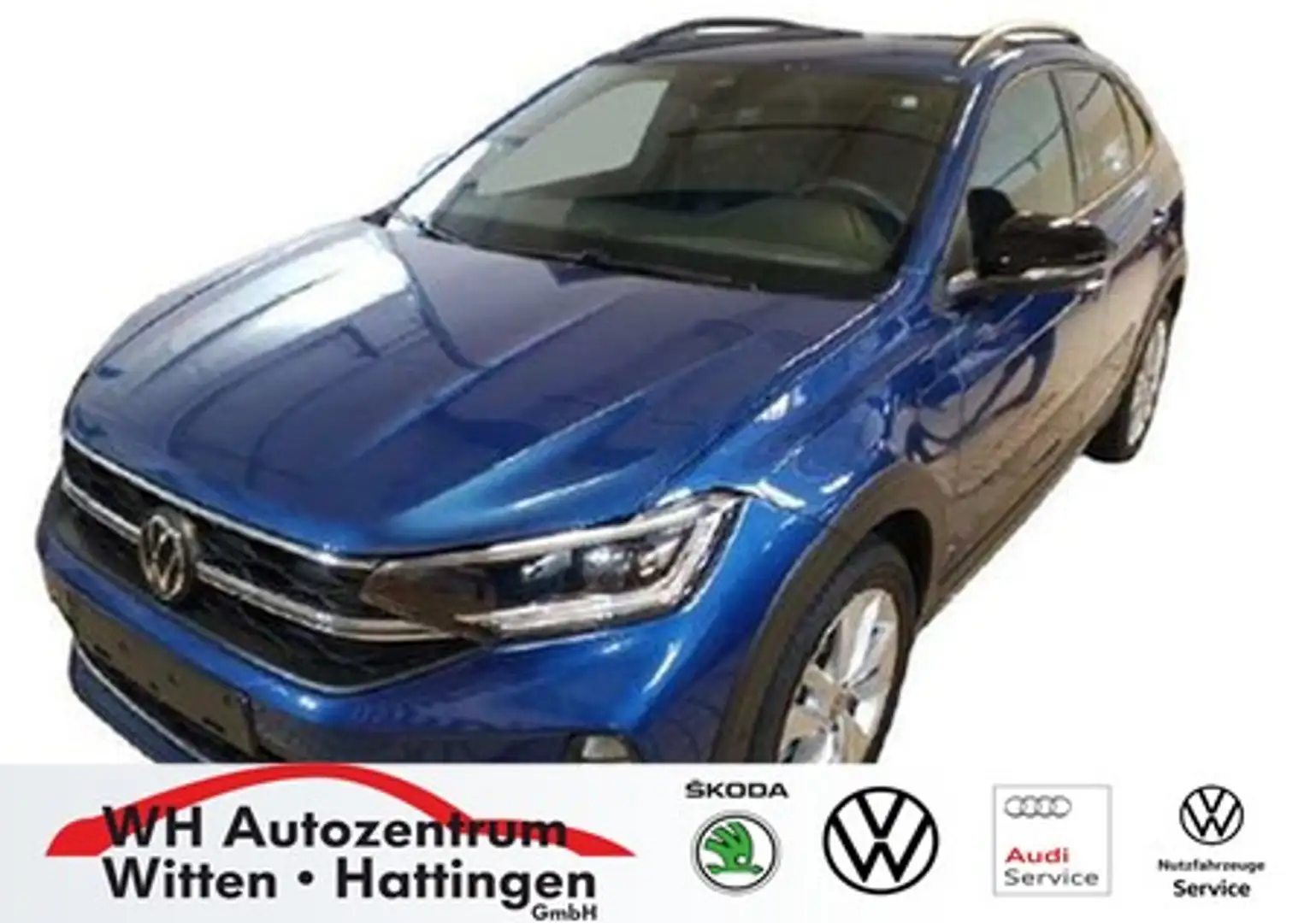 Volkswagen Taigo 1.5 TSI DSG Goal NAVI AHK REARVIEW GJ-REIFEN IQ... Blau - 1