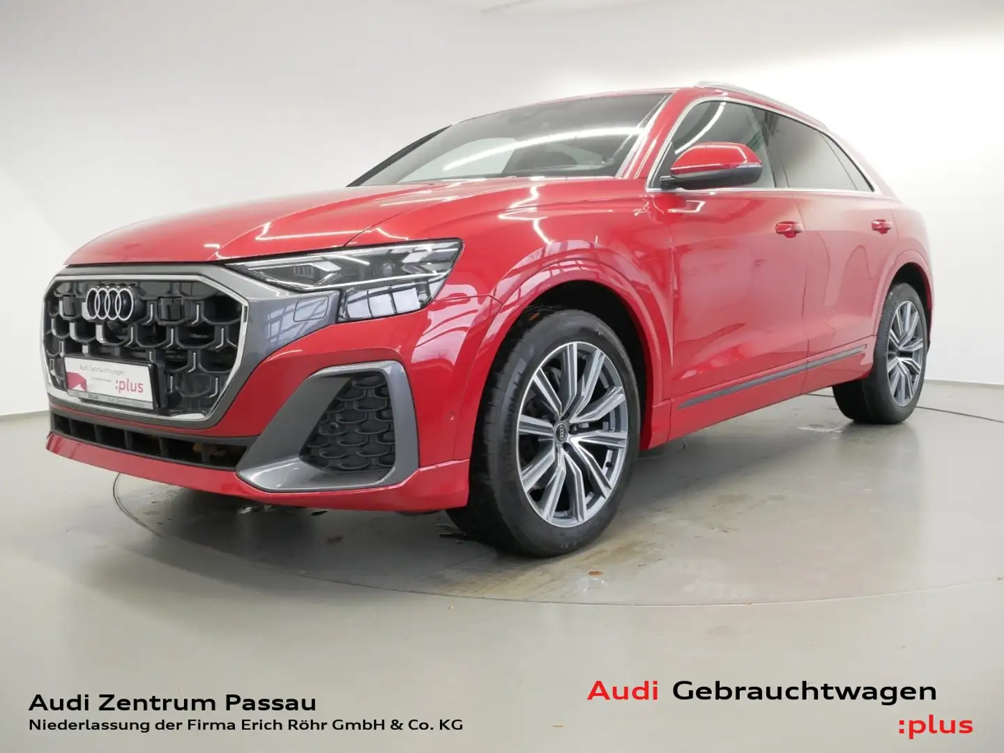 Audi Q8 50 TDI qu. S line UPE 114t MATRIX AHK PANO HEAD-UP Rot - 1