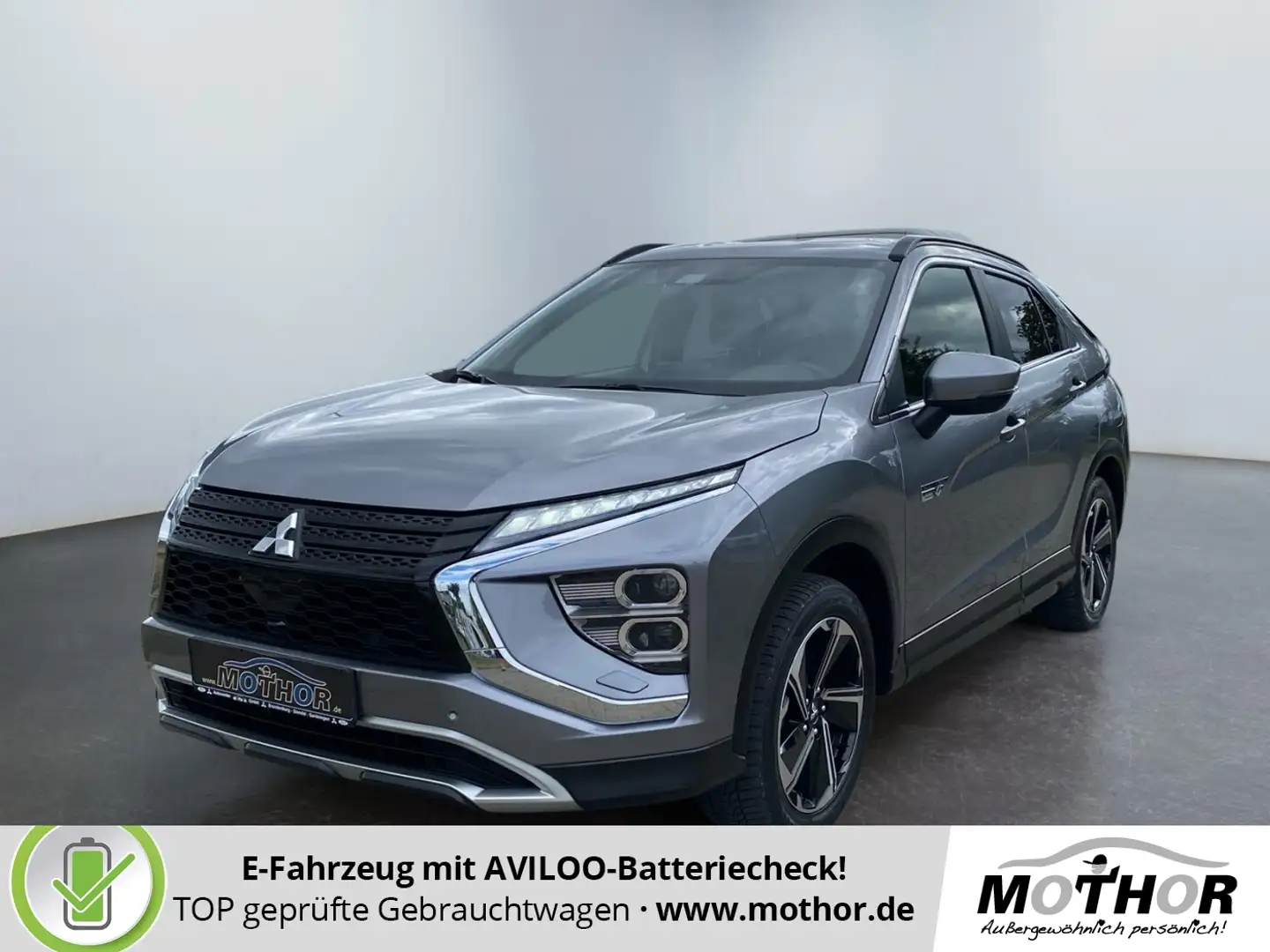 Mitsubishi Eclipse Cross Plus 2.4 PHEV TEMP PDC KAM Gris - 1