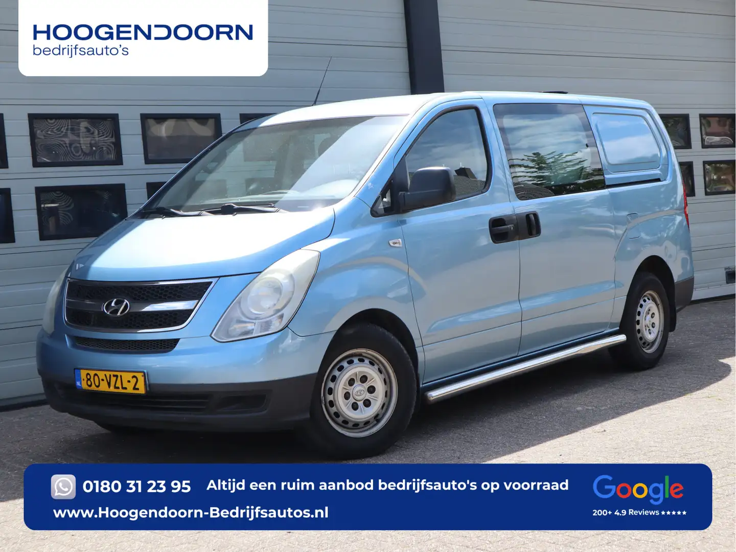 Hyundai H 300 2.5 CRDi 170pk DC 6 Pers. - 2x Schuifdr. - Airco - Синій - 1