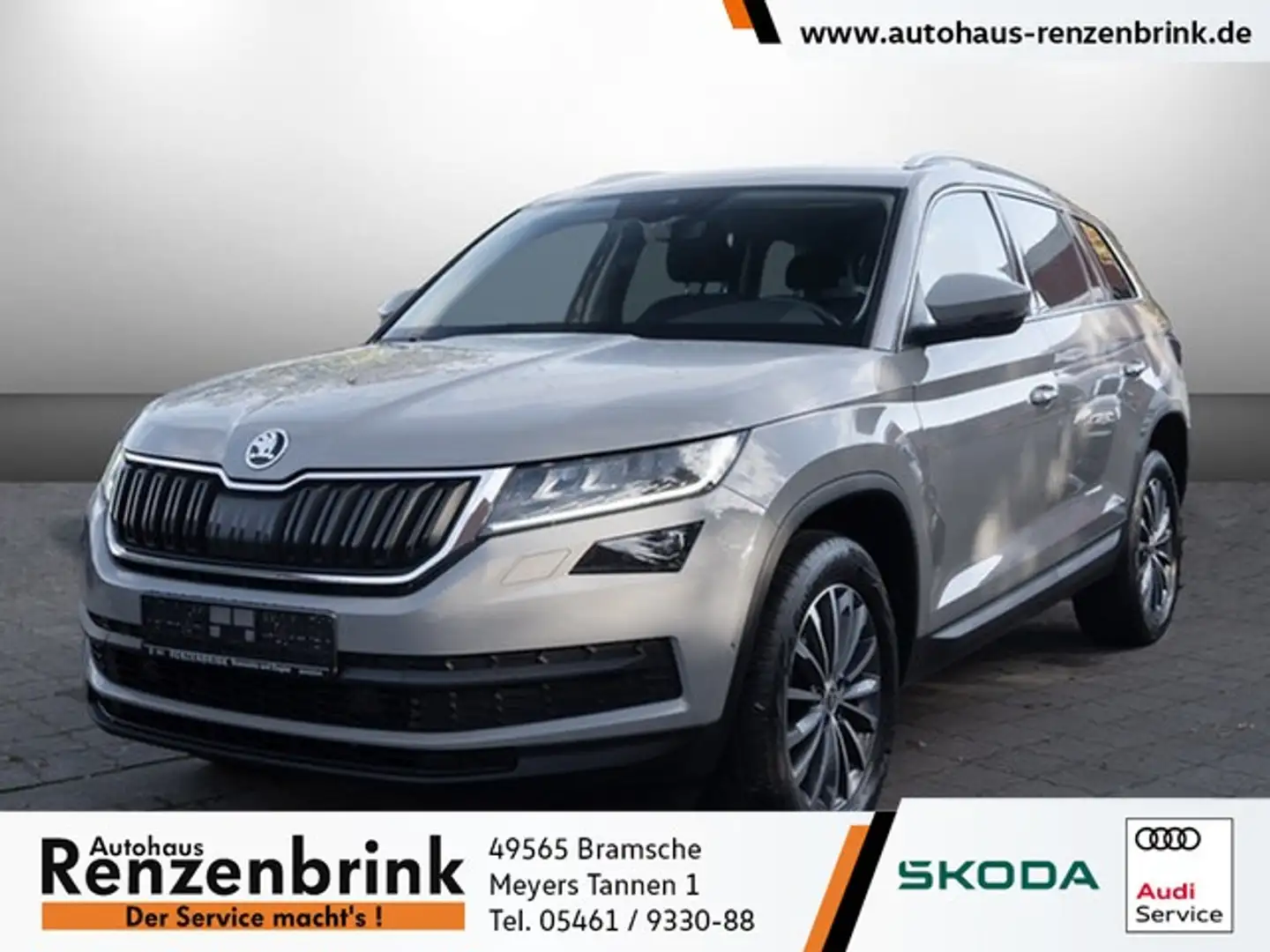 Skoda Kodiaq 2.0 TDI Style 4x4 DSG AHK+LED+STANDHZG Grau - 1