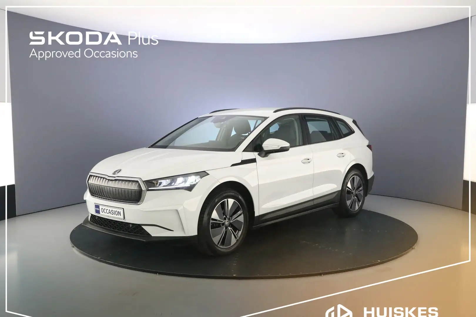 Skoda Enyaq iV 60 180pk Automaat Navigatie, Cruise control, Pa Blanco - 1