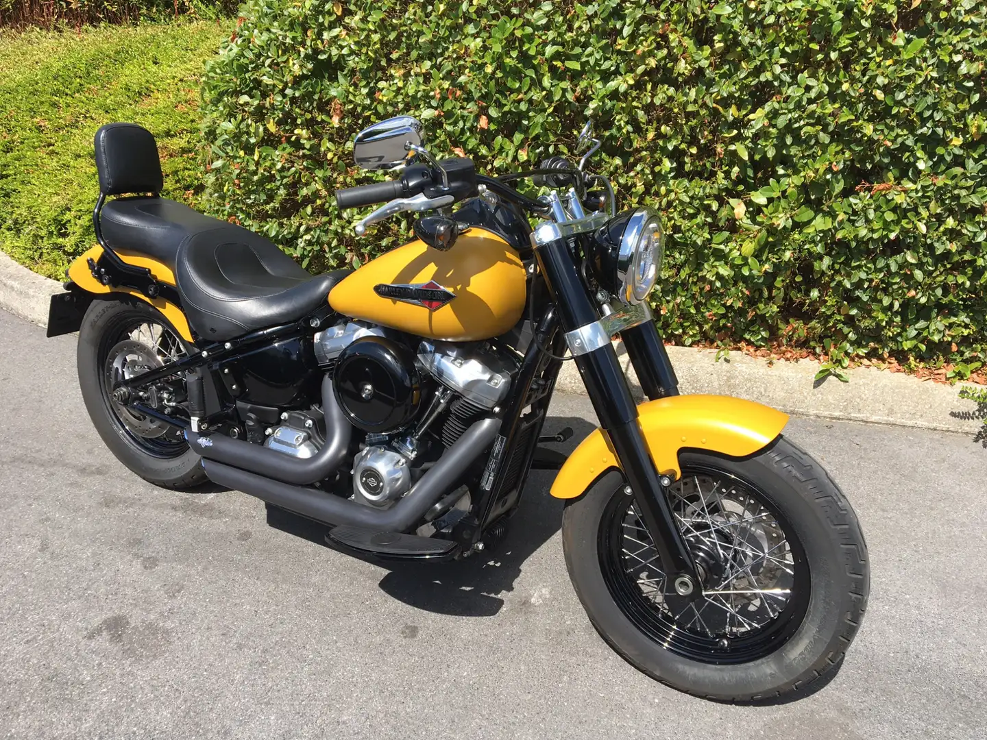 Harley-Davidson Softail Slim Jaune - 2
