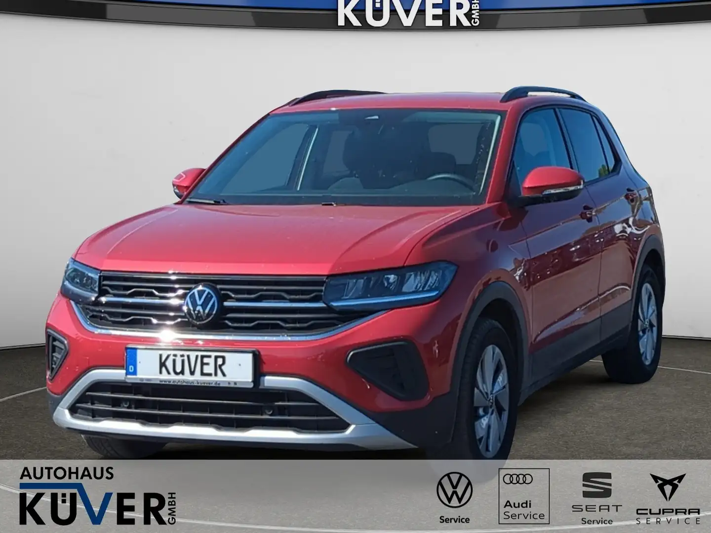 Volkswagen T-Cross Life 1,0 TSI DSG ACC+AHK+LED+Shzg.+16´´ Rot - 1