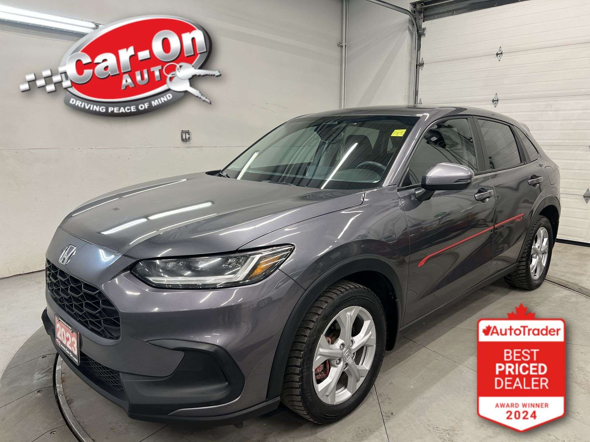 Gray 2023 Honda HR-V SUV / Crossover All-Wheel Drive Automatic