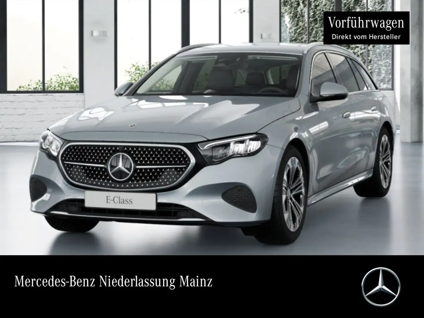 Mercedes-Benz E 200 T Avantgarde Distr. LED Kamera Spurhalt-Ass Argent - 1