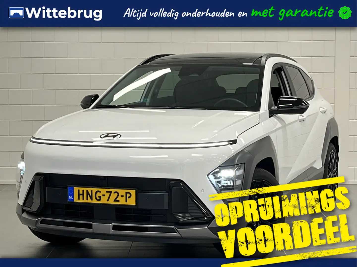 Hyundai KONA 1.6 GDI HEV Premium Sky BLACK EDITION | 19 INCH VE Blanco - 1