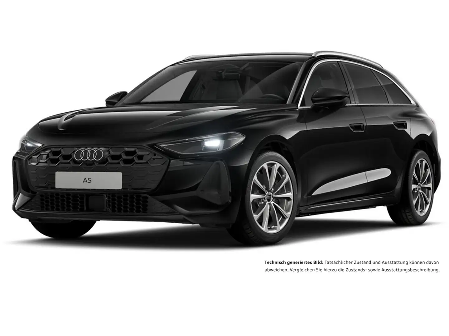 Audi A5 Avant quattro AHK CAM ACC LM18 E-KLAPPE NAVI Schwarz - 2