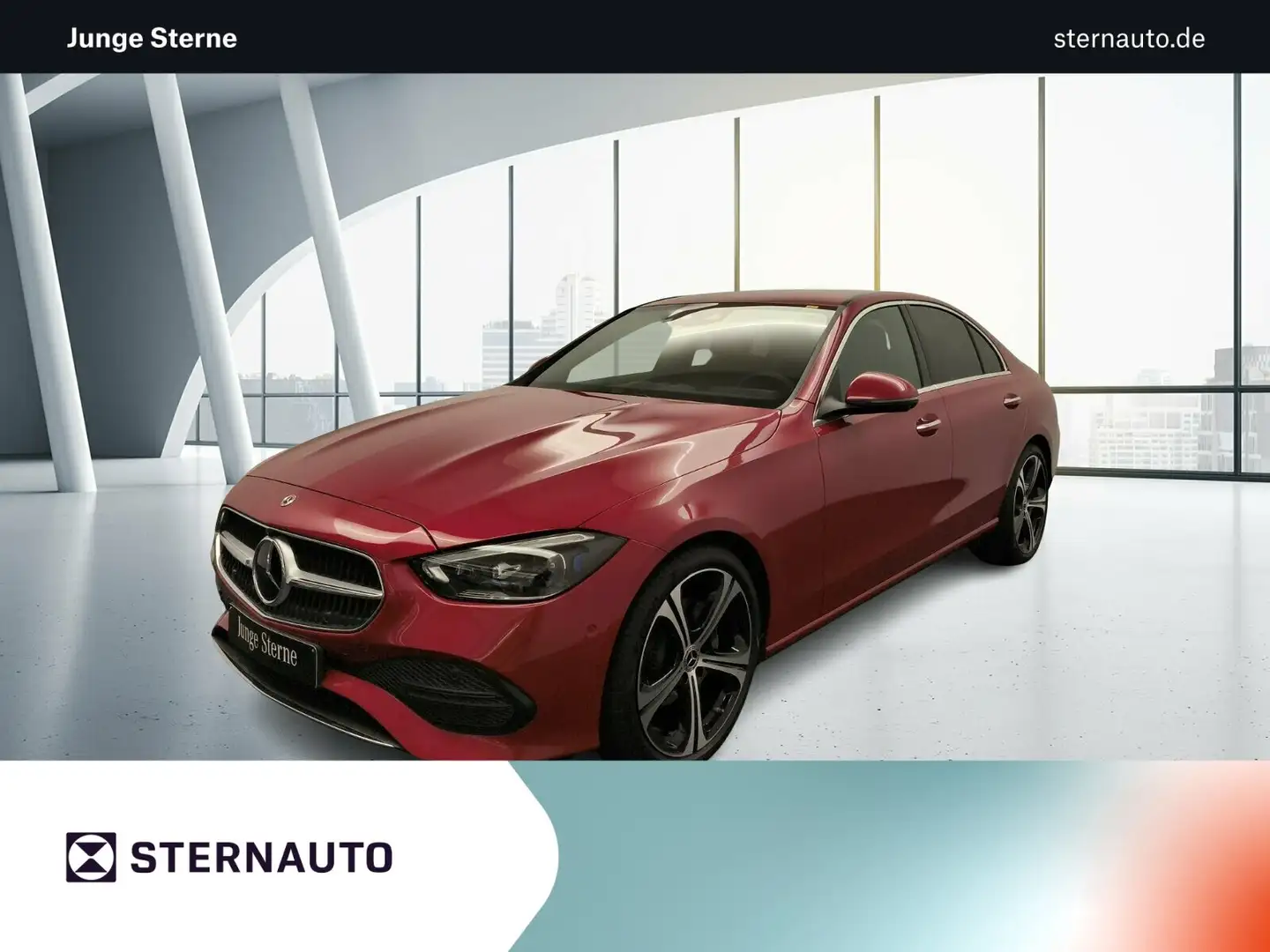 Mercedes-Benz C 180 C180 Avantgarde Advanced+ Distro Burm DigitalLi Rot - 1