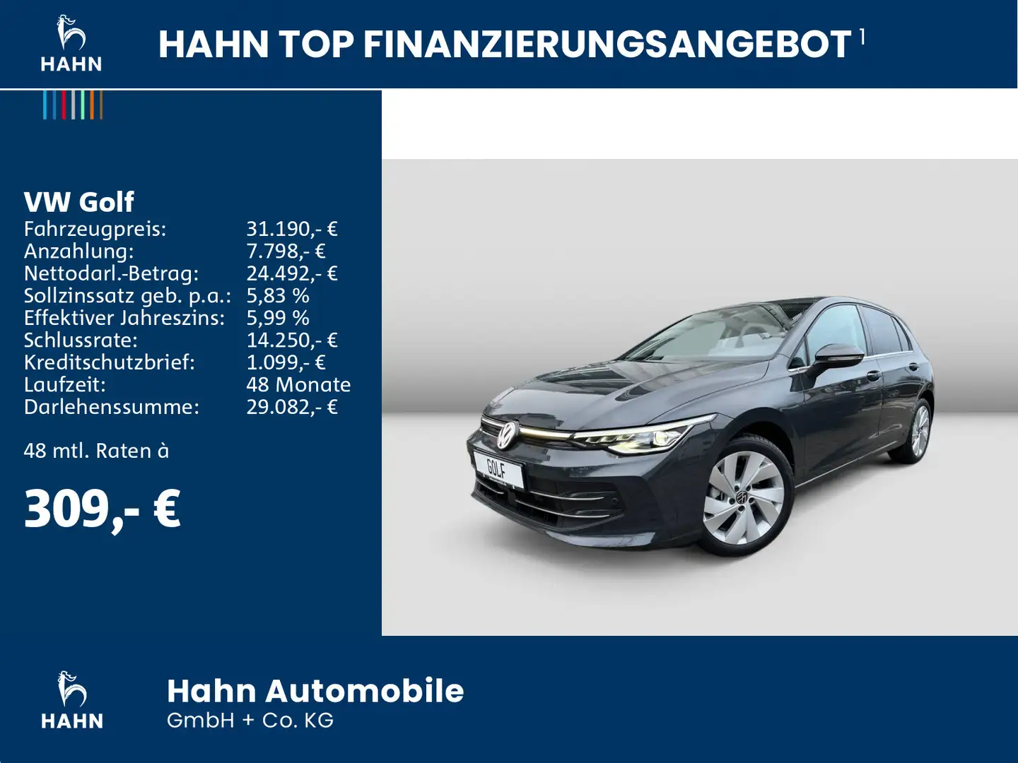 Volkswagen Golf Style 1,5TSI 150PS Winterpak Kamera ACC LED Grau - 2
