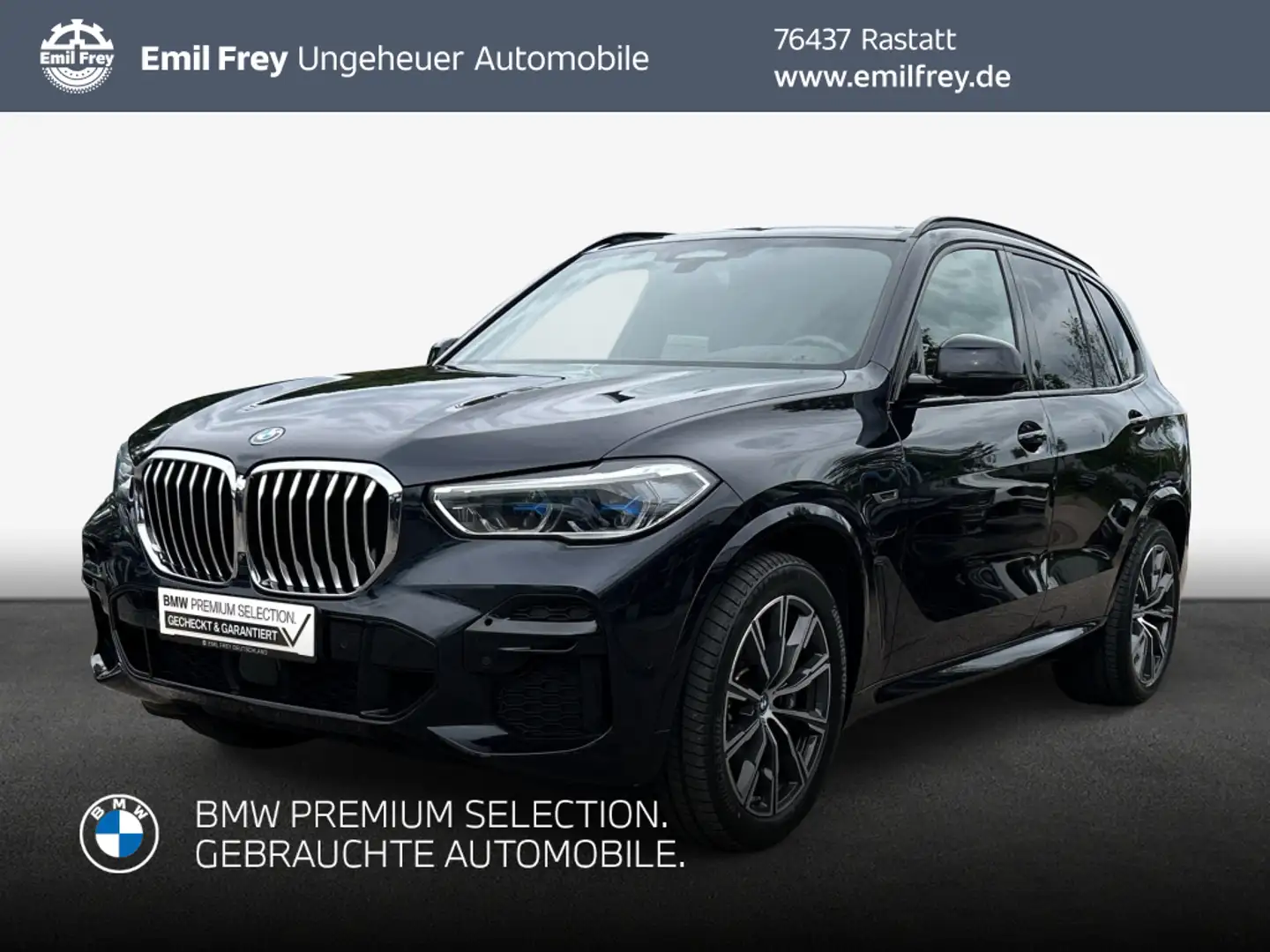 BMW X5 X5 xDrive45e, Alarmanlage, SHZ, M-Sport Noir - 1
