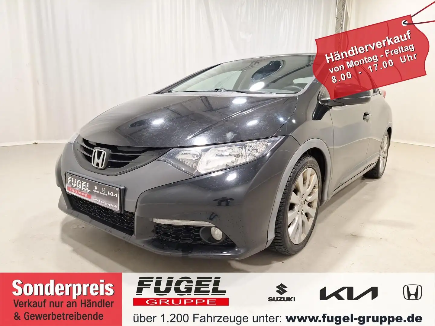 Honda Civic 2.2 DTEC Sport Klimaaut. Чорний - 1