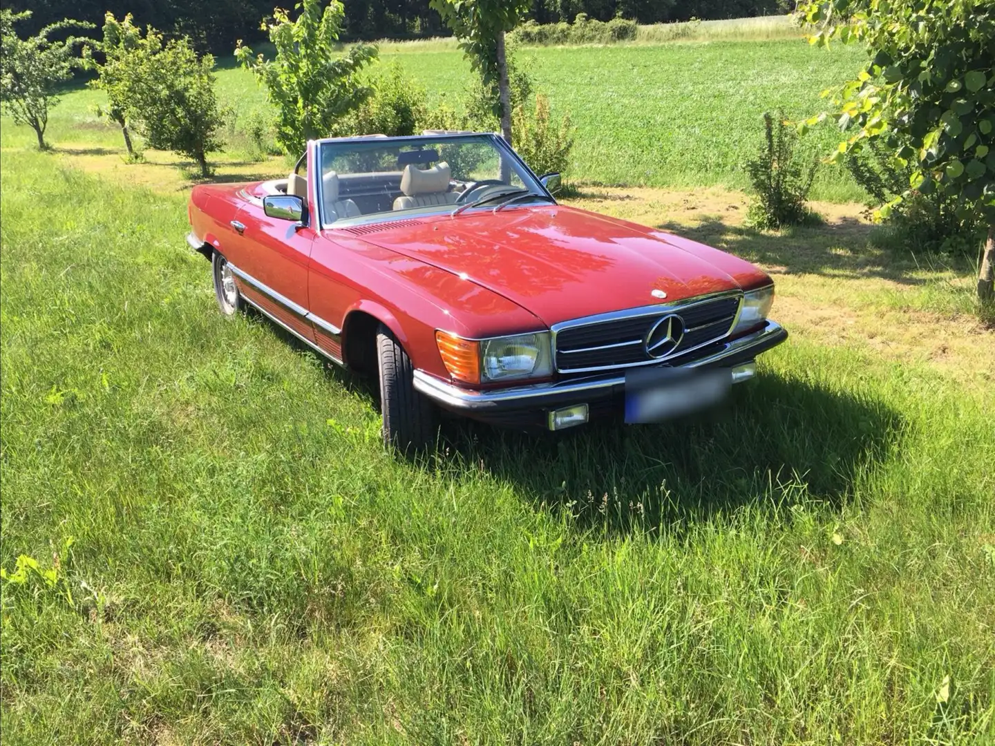 Mercedes-Benz SL 450 Cabrio Roşu - 1