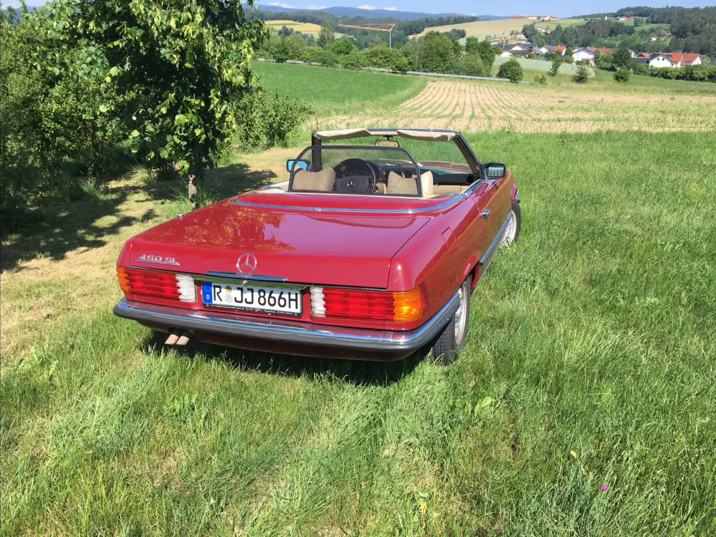 Mercedes-Benz SL 450 Cabrio Roşu - 2