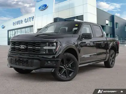 Black 2026 Ford F-150 Pickup Truck Four-Wheel Drive Automatic