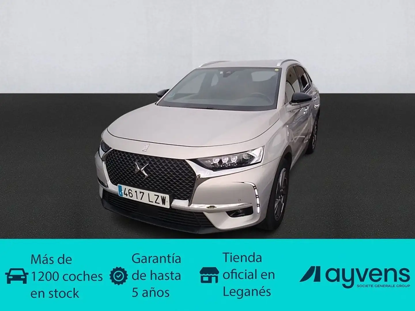 DS Automobiles DS 7 Crossback 1.5BlueHDi Bastille + Aut. Gris - 1