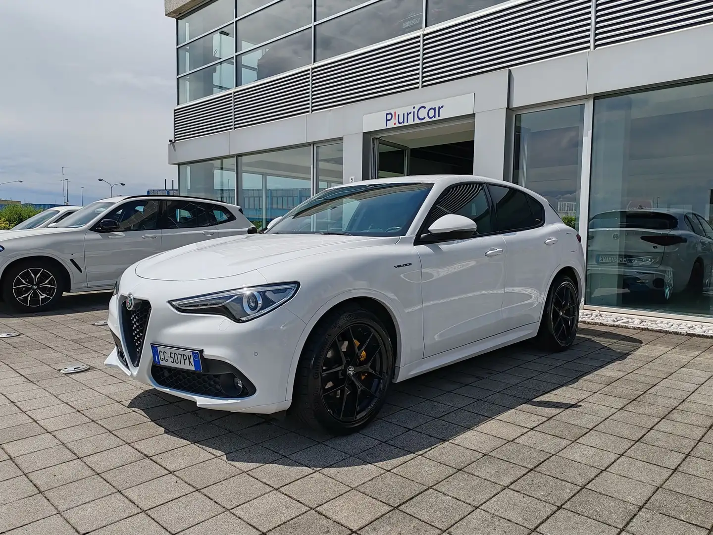 Alfa Romeo Stelvio Veloce 210cv AT8 Q4 Xeno Pelle Sens+Camera BLIS Wit - 1
