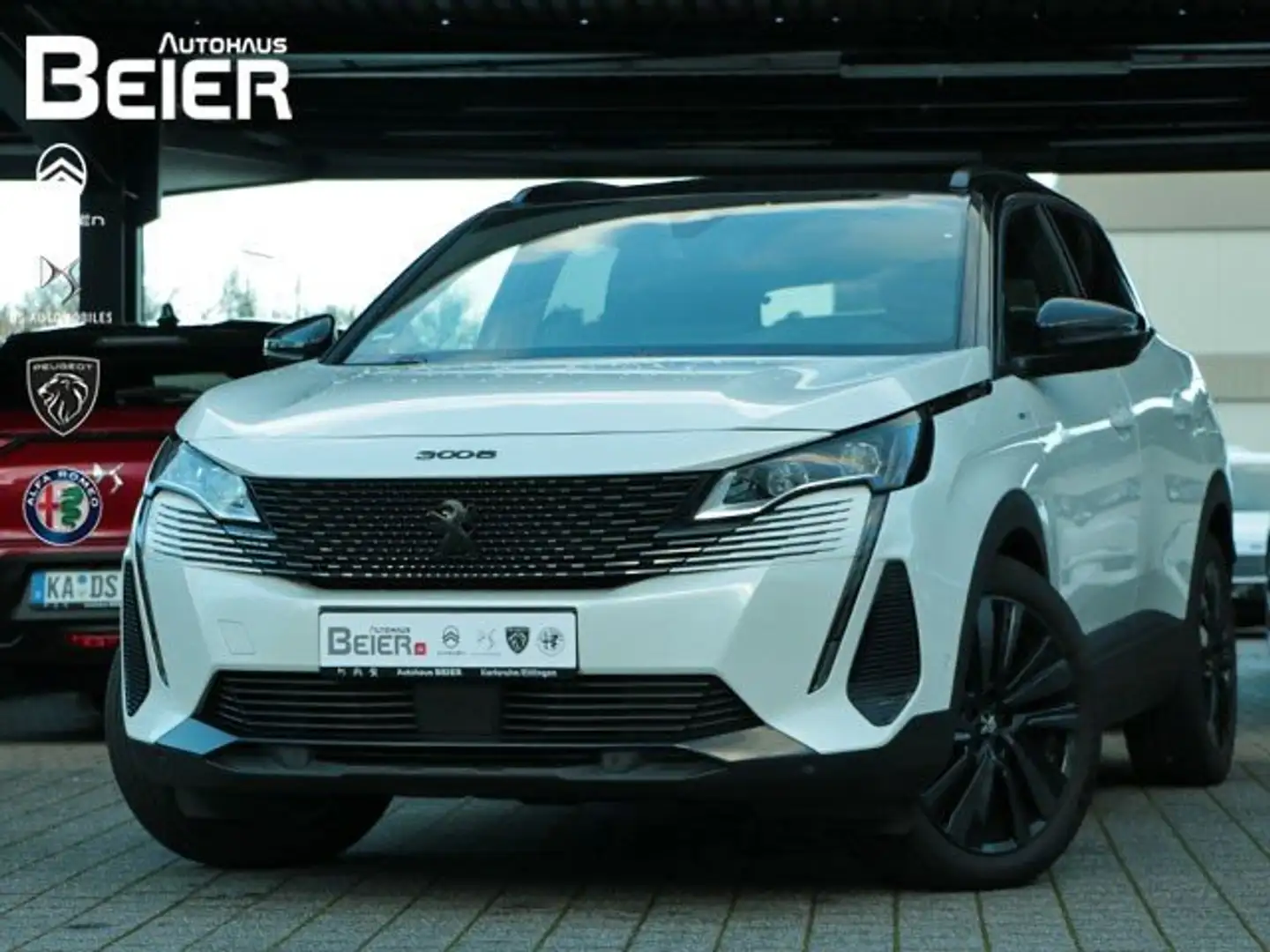 Peugeot 3008 1.6 Hybrid 225 GT Navi/ Sitzh./ Klimaau. Weiß - 1