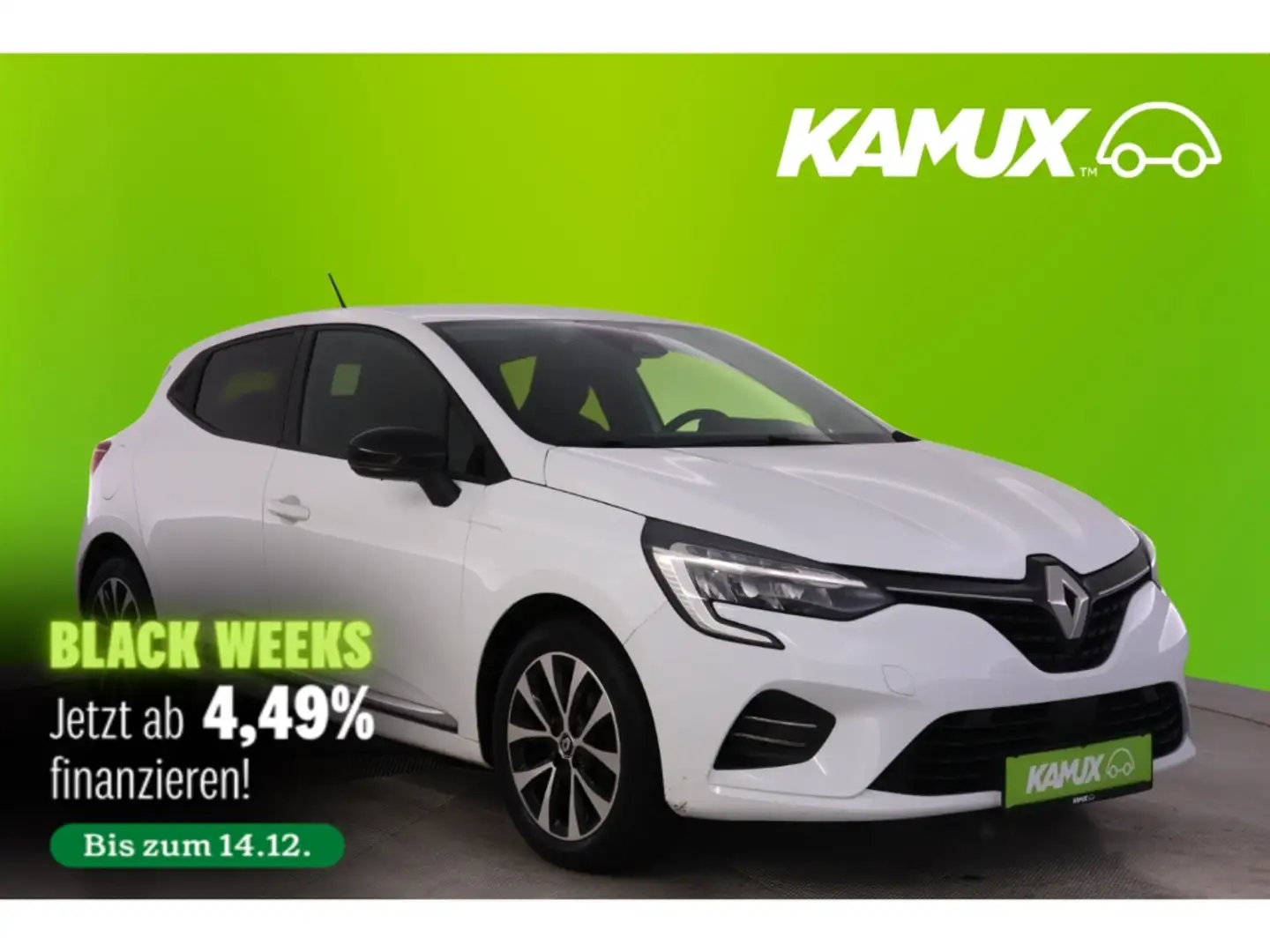 Renault Clio 1.0TCE 100 ZEN+CARPLAY+KLIMA+SHZ+PDC Wit - 1