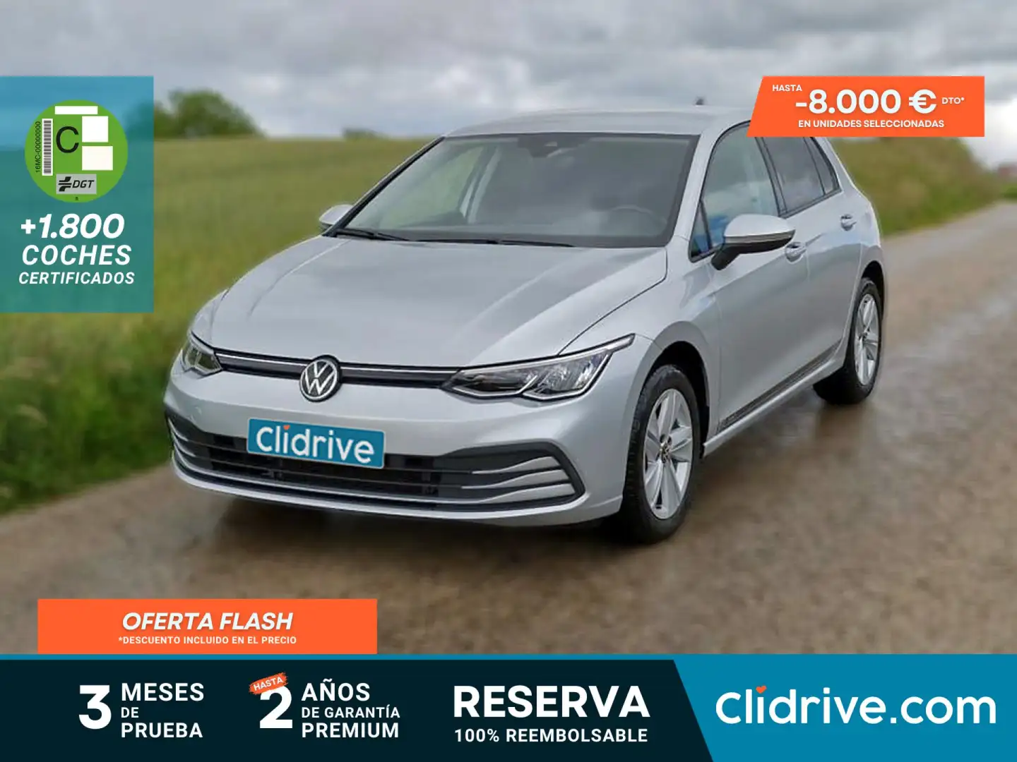 Volkswagen Golf 2.0TDI Life 85kW Gris - 1