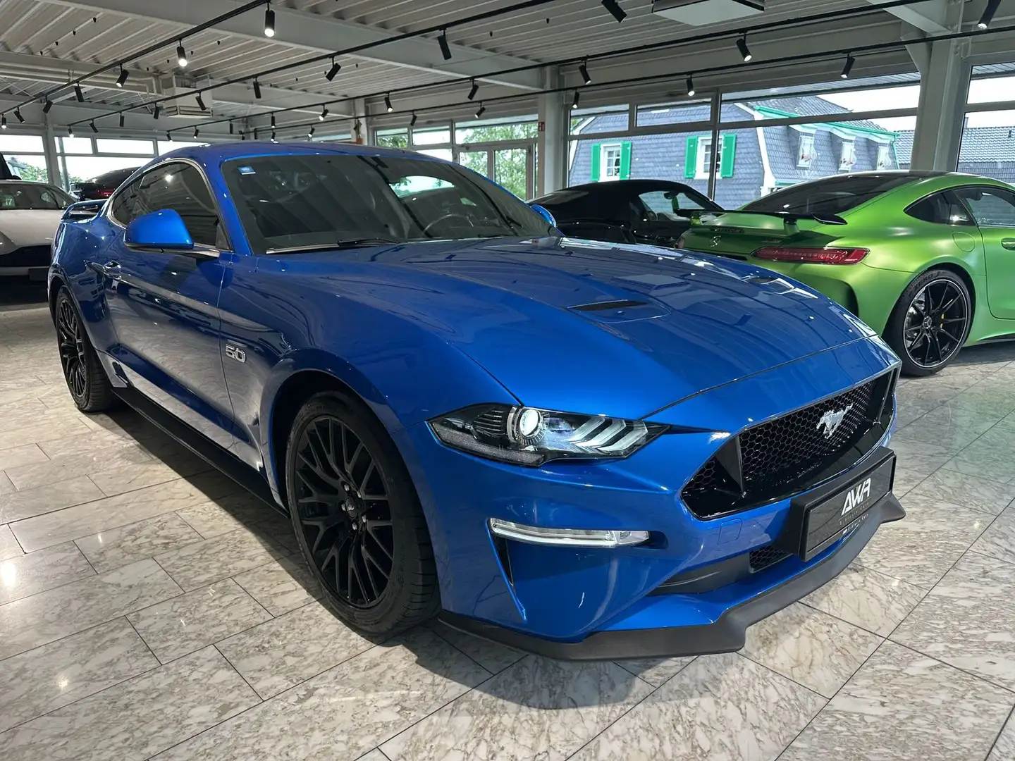 Ford Mustang GT PREMIUM-PAKET II*B&O*R.KAMERA*AUTOM.* Bleu - 2