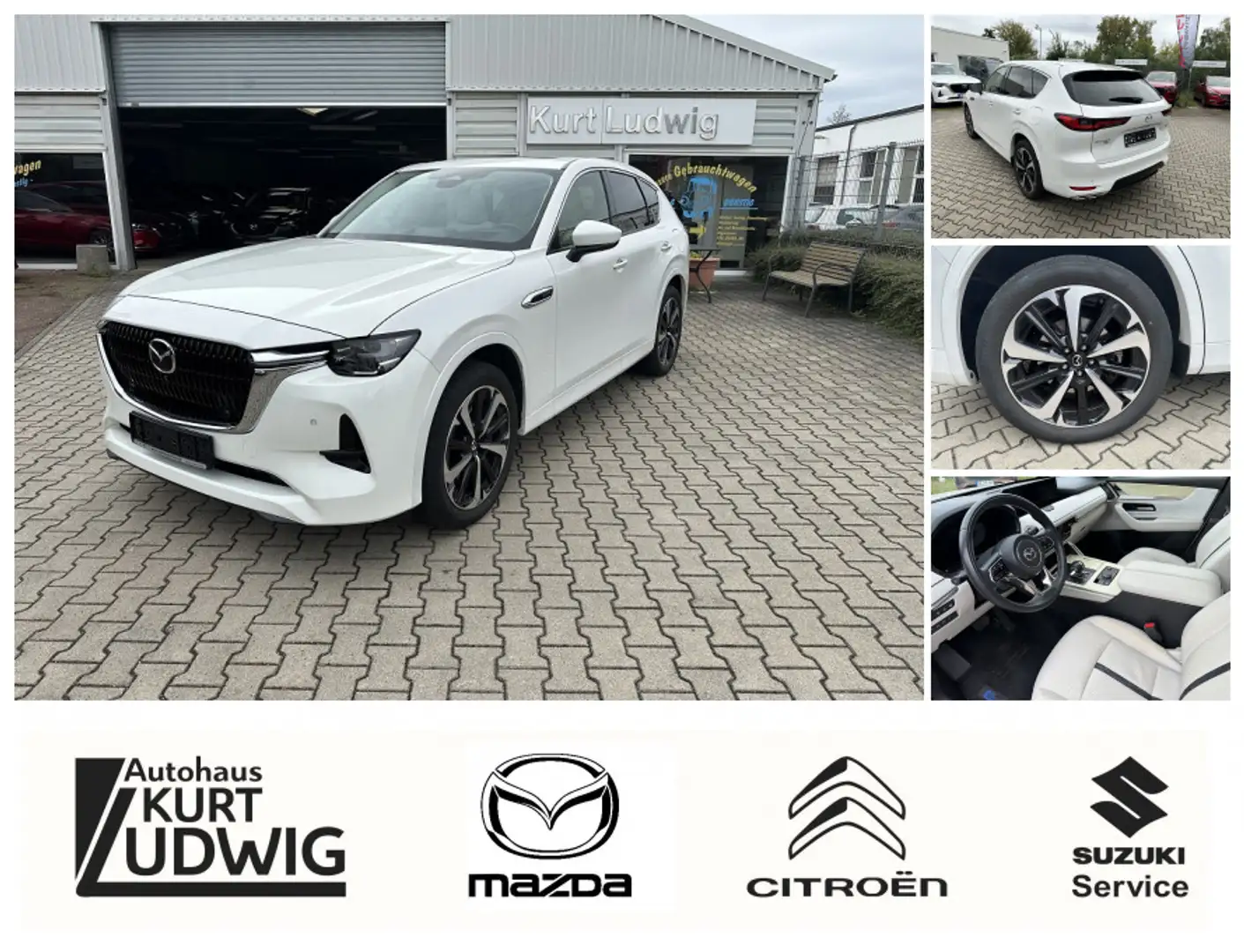 Mazda CX-60 2.5L e-Skyactiv PHEV TAKUMI Weiß - 1