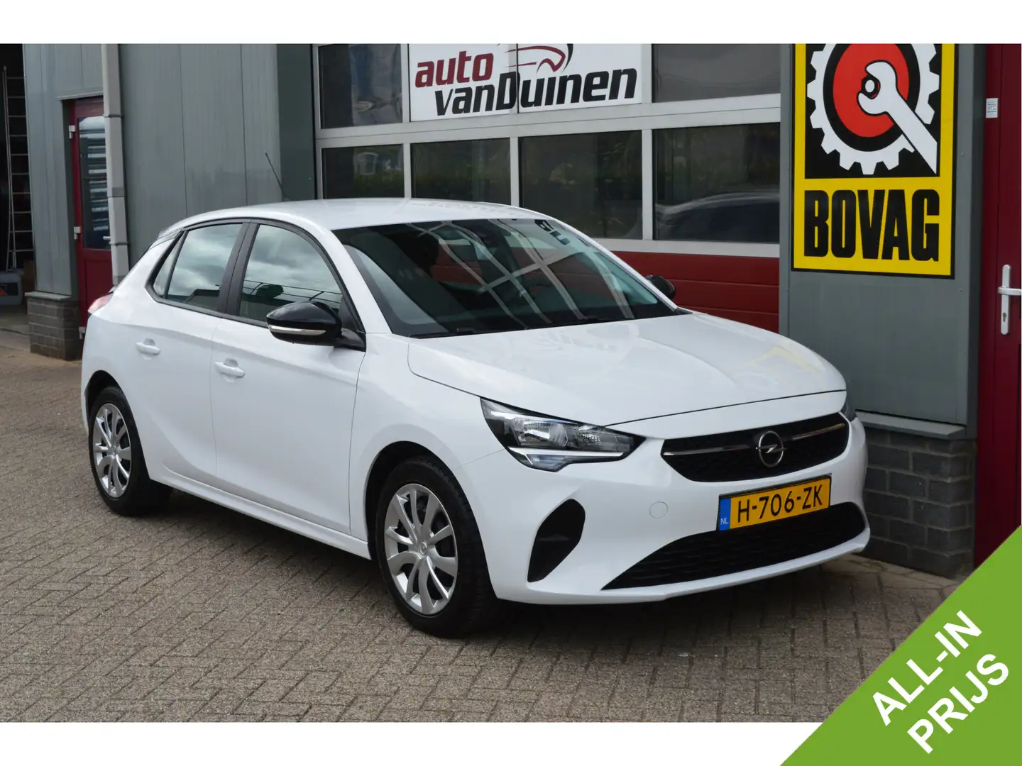 Opel Corsa 1.2 Edition O.a: PDC, Camera, Carplay, DAB, Navi, Wit - 1