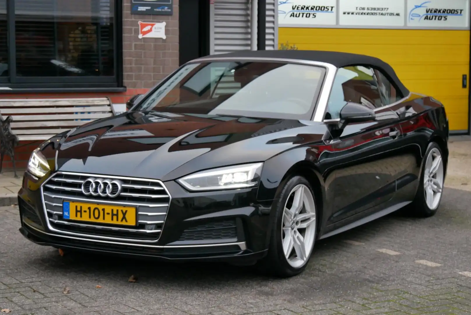 Audi A5 Cabriolet 2.0 TFSI S-line Pro Line Plus. navi. sto Noir - 2
