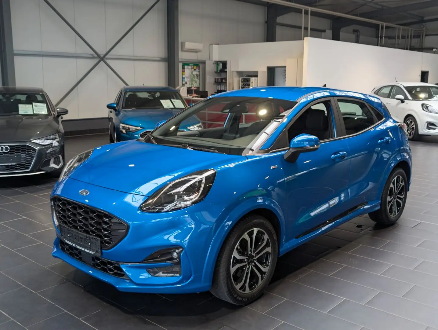 Ford Puma 1.0 EcoBoost ST-LINE 1.Hand Navi PDC Klima Blau - 1