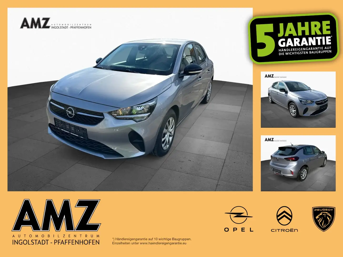 Opel Corsa F 1.2 Edition DAB Tempomat Spurhalte Grijs - 1