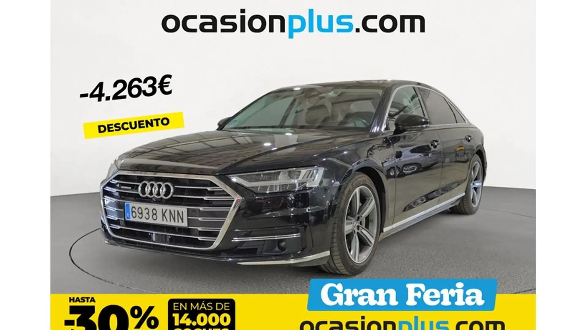 Audi A8 L 55 TFSI quattro tiptronic Negro - 1