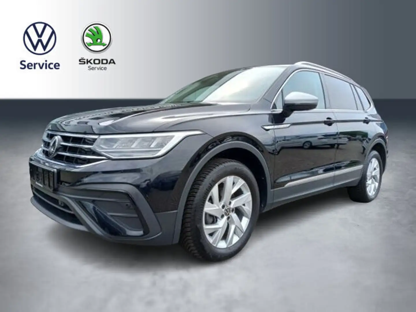 Volkswagen Tiguan Allspace Tiguan Allspace 2.0 TDI DSG AHK 7 Sitze Kamera Zwart - 1