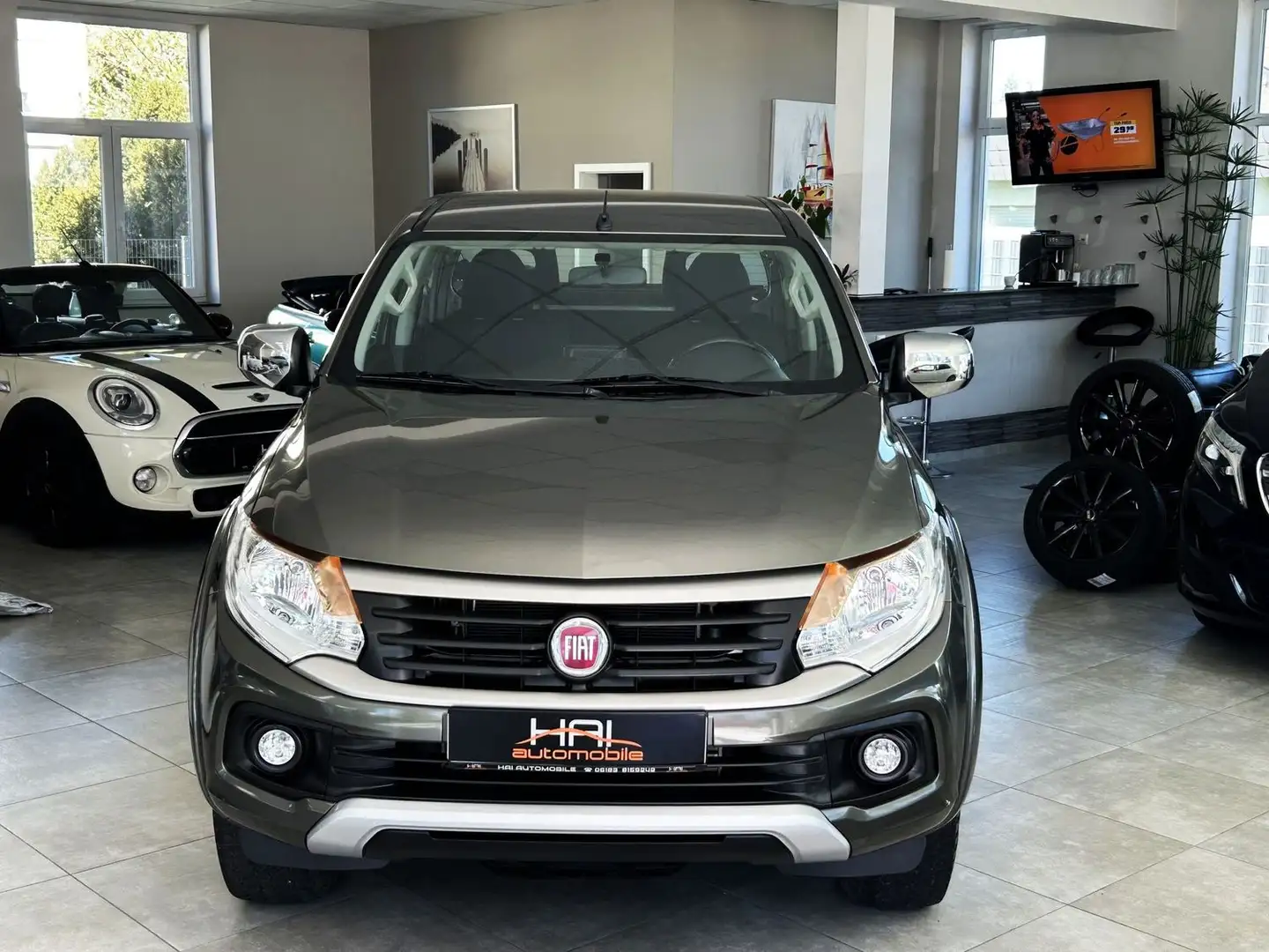 Fiat Fullback Extended Cab LX  Basis 4x4 1Hand/Klima/AHK Verde - 2