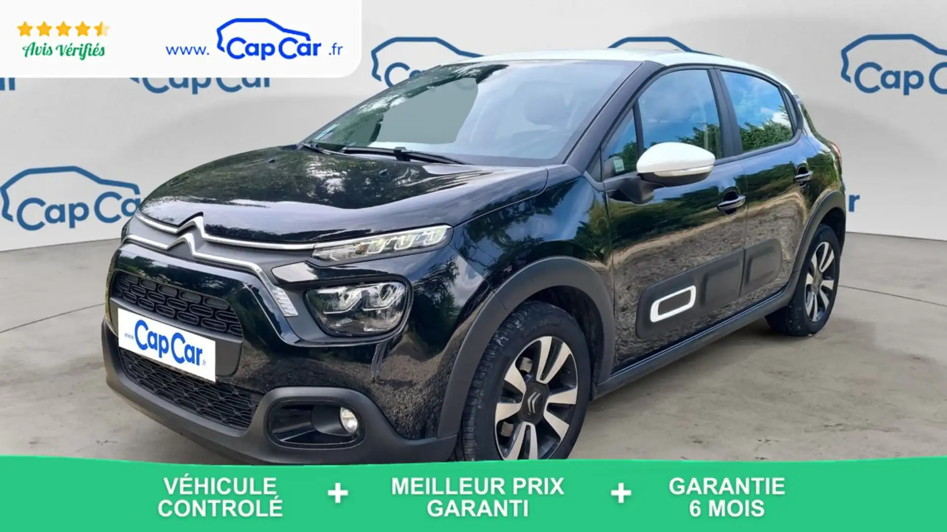 Citroen C3 1.2 PureTech 82 Origins - Entretien constructeur Zwart - 1