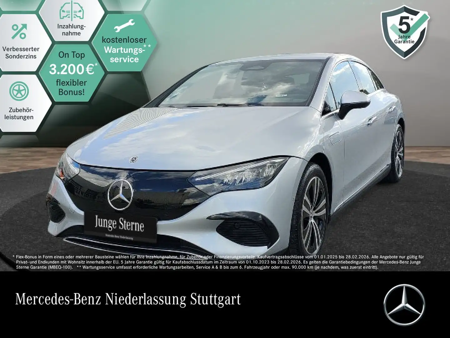 Mercedes-Benz EQE 300 Distr. LED Kamera Spurhalt-Ass Totwinkel Silber - 1