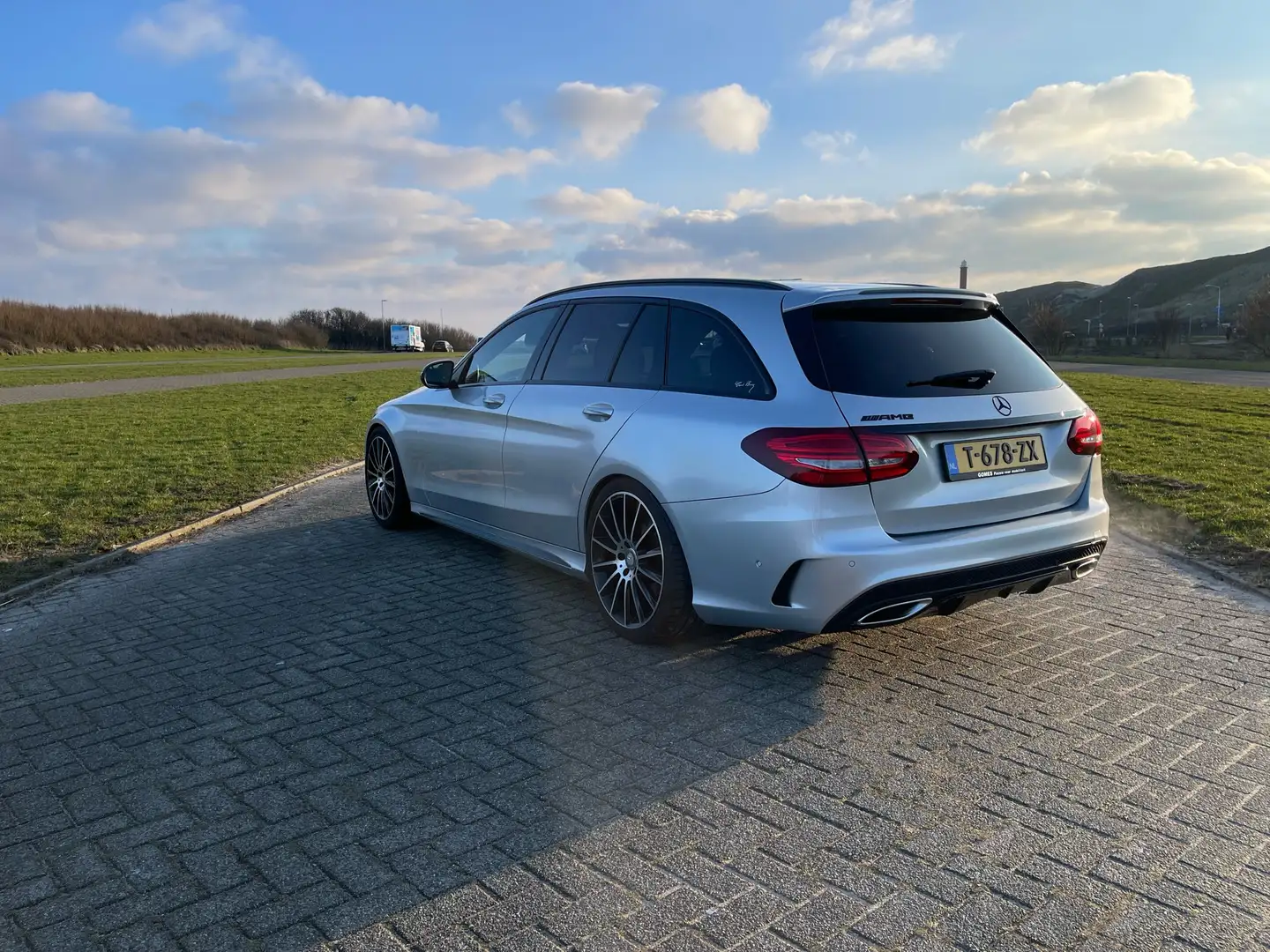 Mercedes-Benz C 250 Estate Prestige AMG ~ Night Pakket (Carl Benz) Grijs - 2