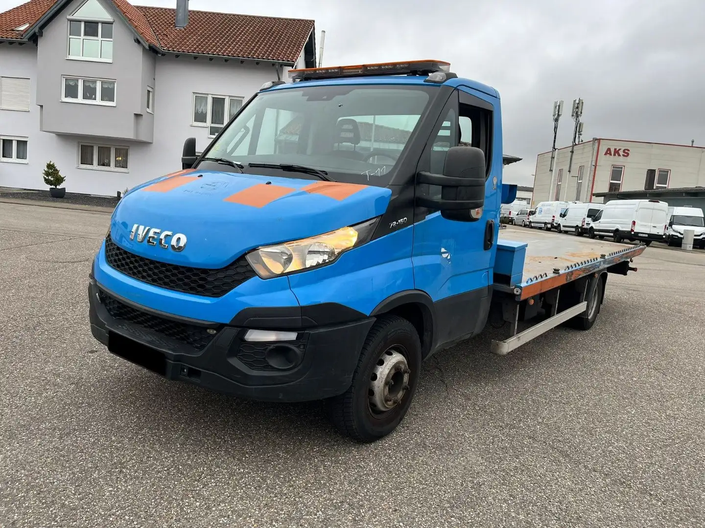 Iveco Daily 70 C15 *3,0l*Schiebeplateau*Tempomat*Klima Blau - 1