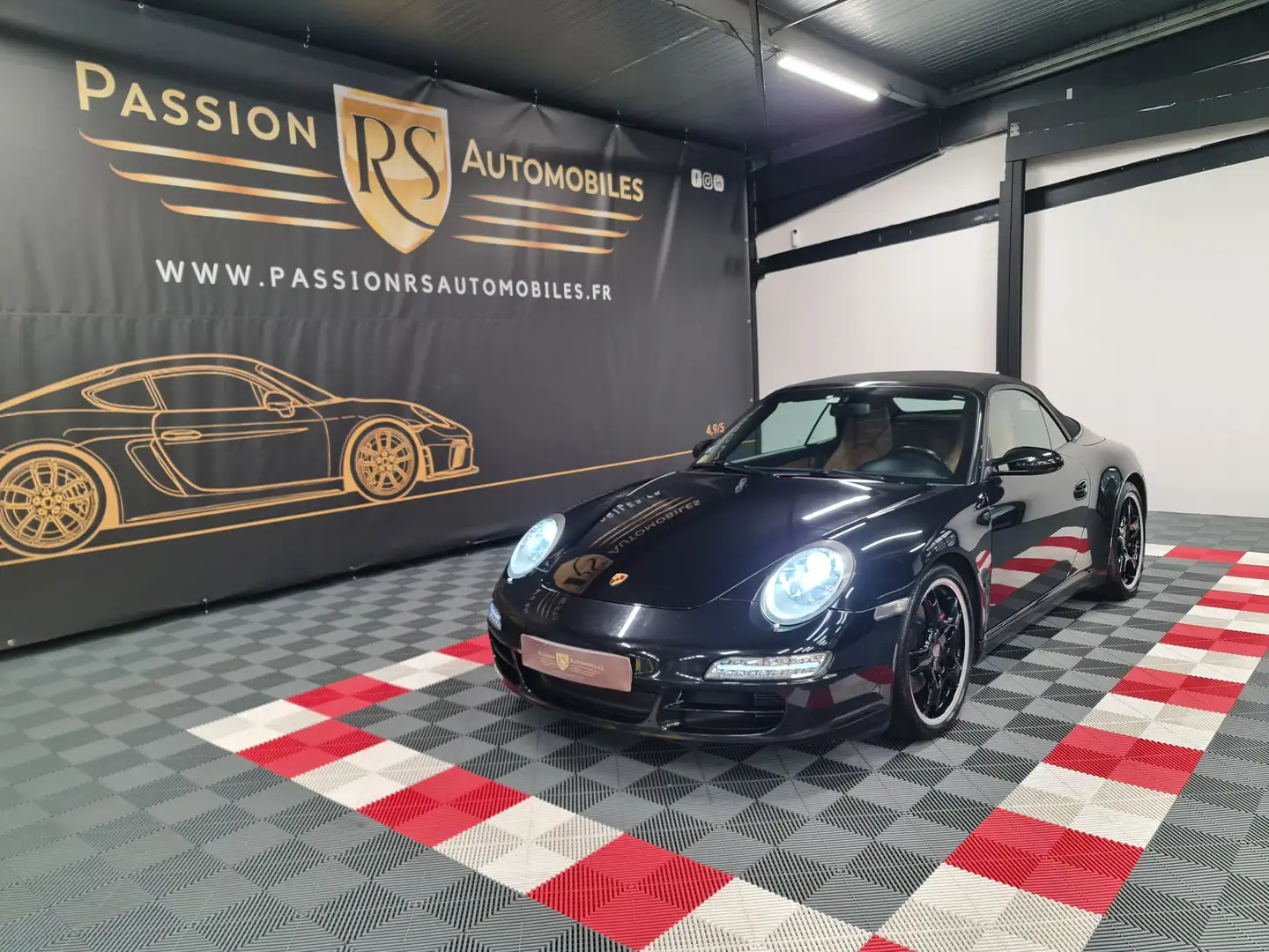 Porsche 911 PORSCHE 997.1 CARRERA S CABRIOLET 3.8L 355 CV Schwarz - 1