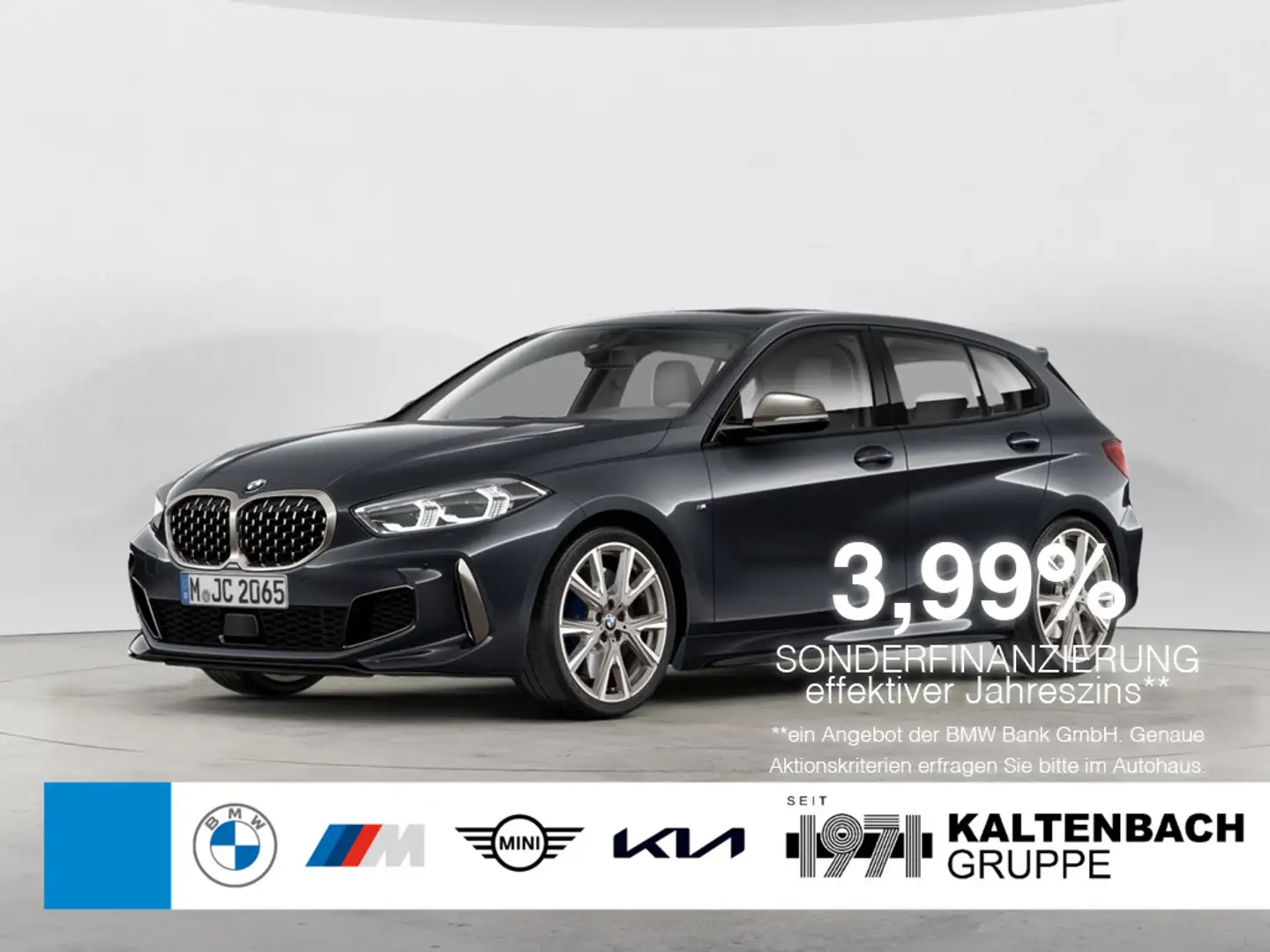 BMW 135 i xDrive NAVI,HIFI,PGD,SHZ,LED,PDC VH PANO Grau - 1