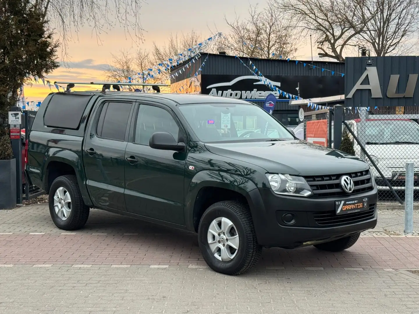 Volkswagen Amarok Basis DoubleCab 4Motion*HardTop*Klima*AHK Zöld - 1