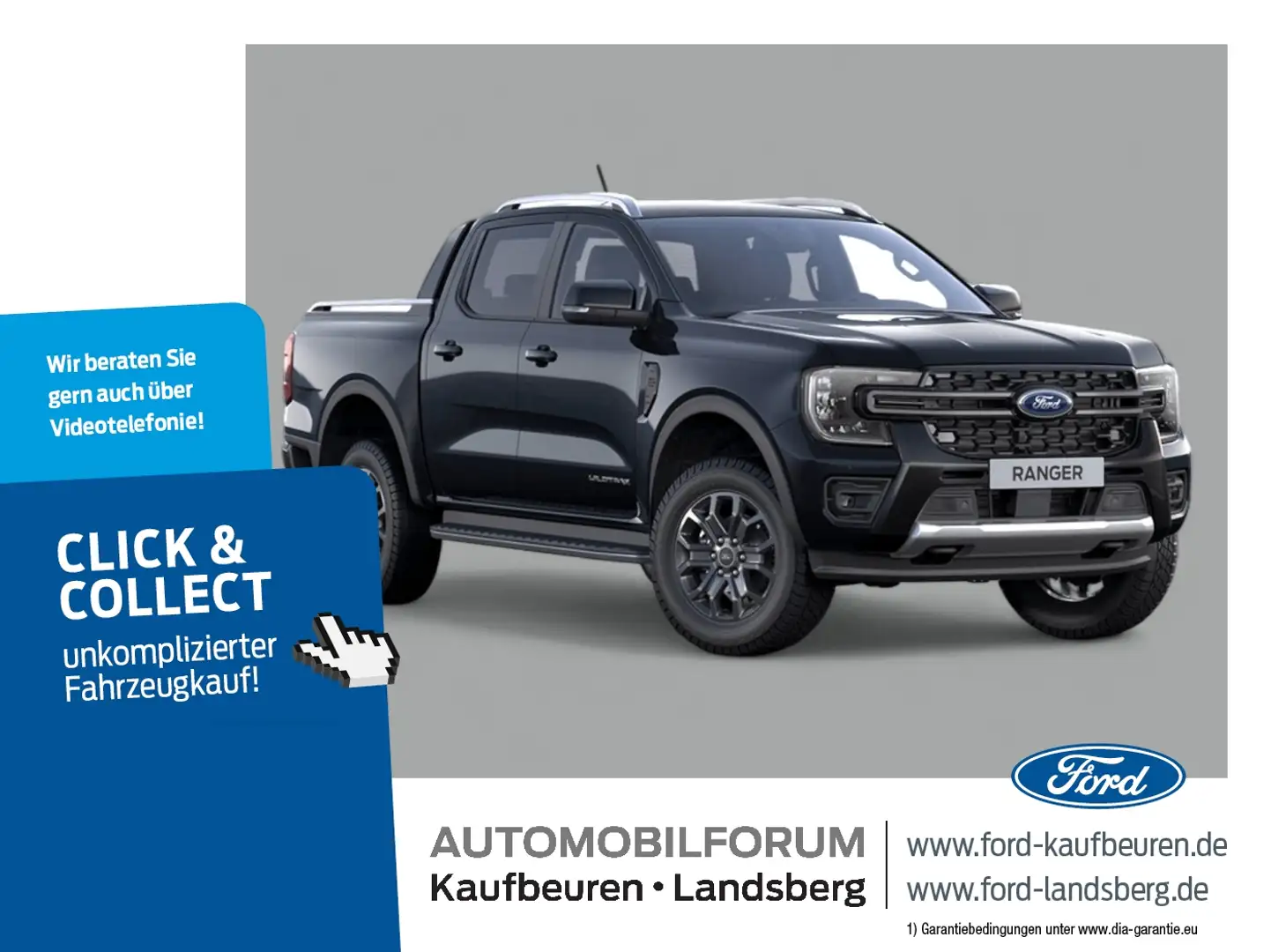 Ford Ranger Wildtrak | AHK | Navi | Kamera | Laderaumrollo Schwarz - 1