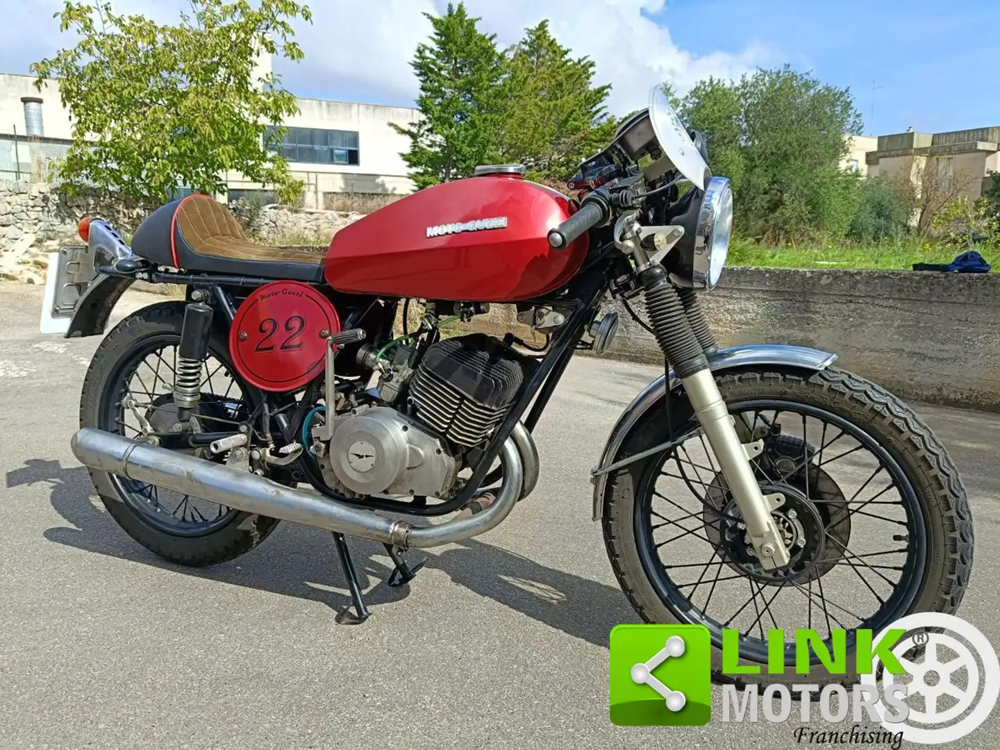 Moto Guzzi 250 TS CAFE RACER Rosso - 1