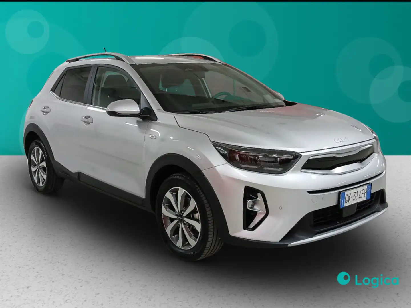Kia Stonic 1.2 DPi GPL Style s/Design Pack Argent - 1