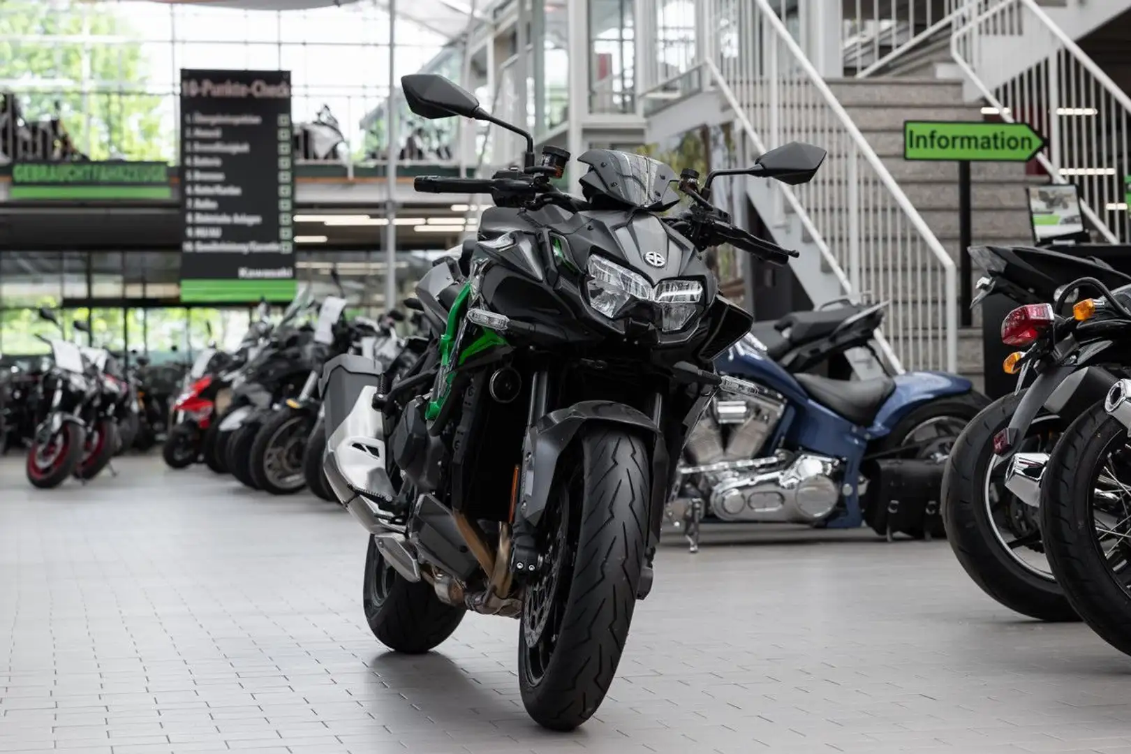 Kawasaki Z H2 1.Hand, unfallfrei, Scheckheft Negru - 2