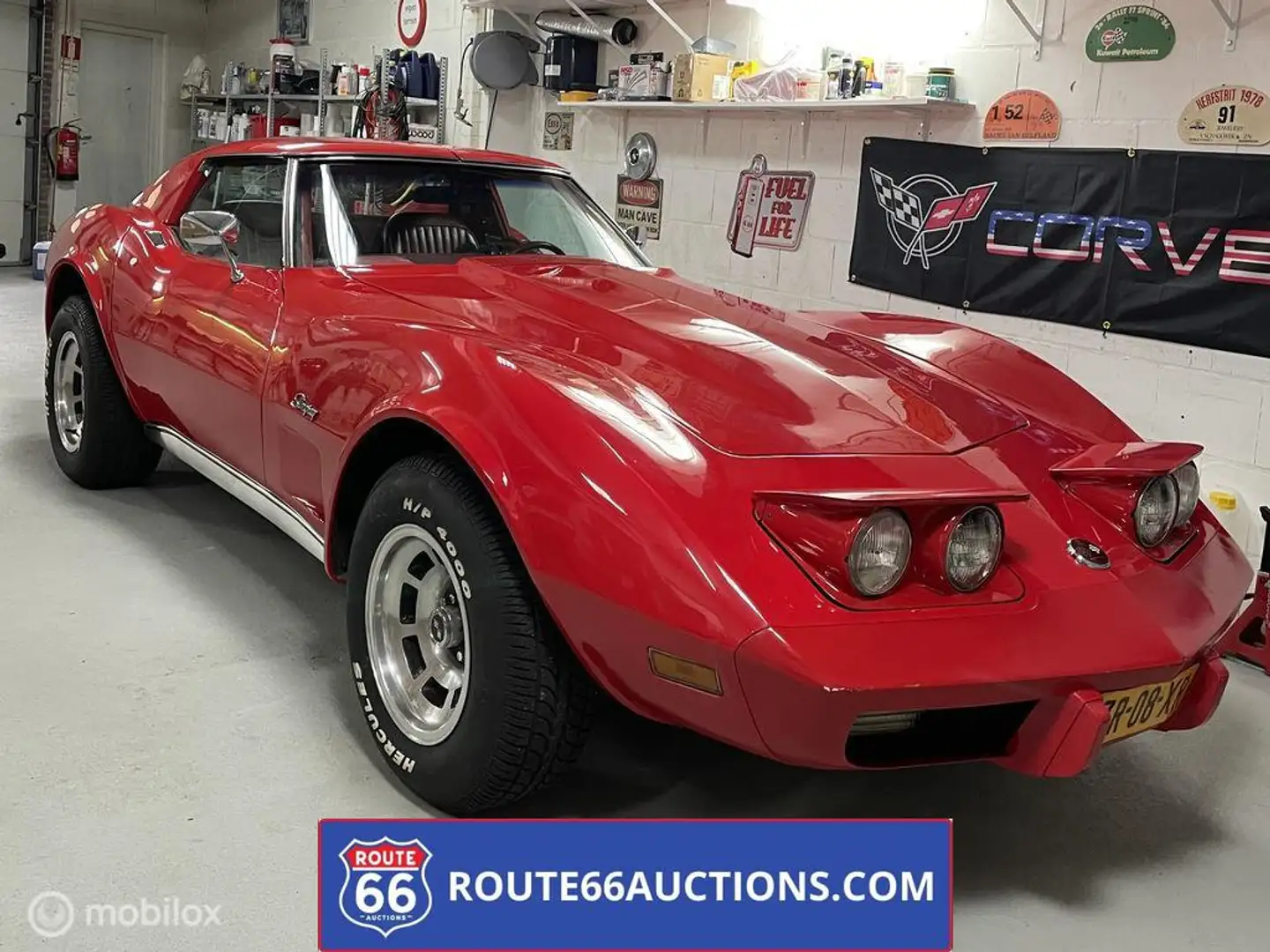 Chevrolet Corvette USA 1 YZ 37 | Route 66 Auctions Rood - 1