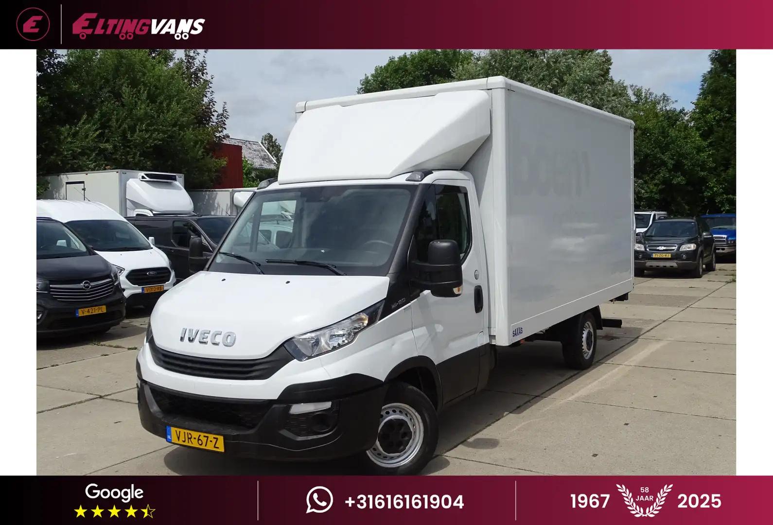 Iveco Daily 35S16 410 EURO 6 Bakwagen Wit - 1