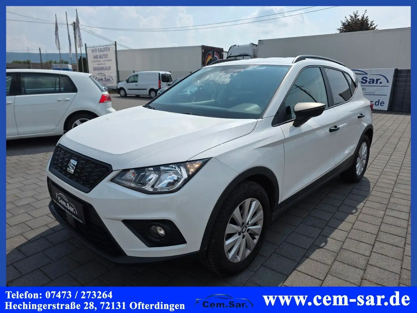 SEAT Arona Reference *Parktronic*ALU-Felgen*Bluetooth Weiß - 1