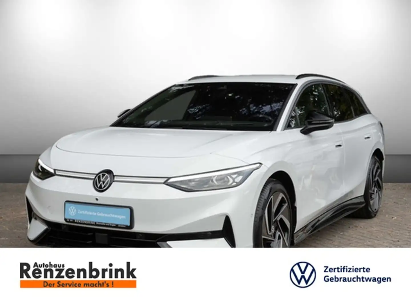 Volkswagen ID.7 Tourer Pro 77 kWh Wärmep. AHK 360° AR-HUD ergoA... Weiß - 1