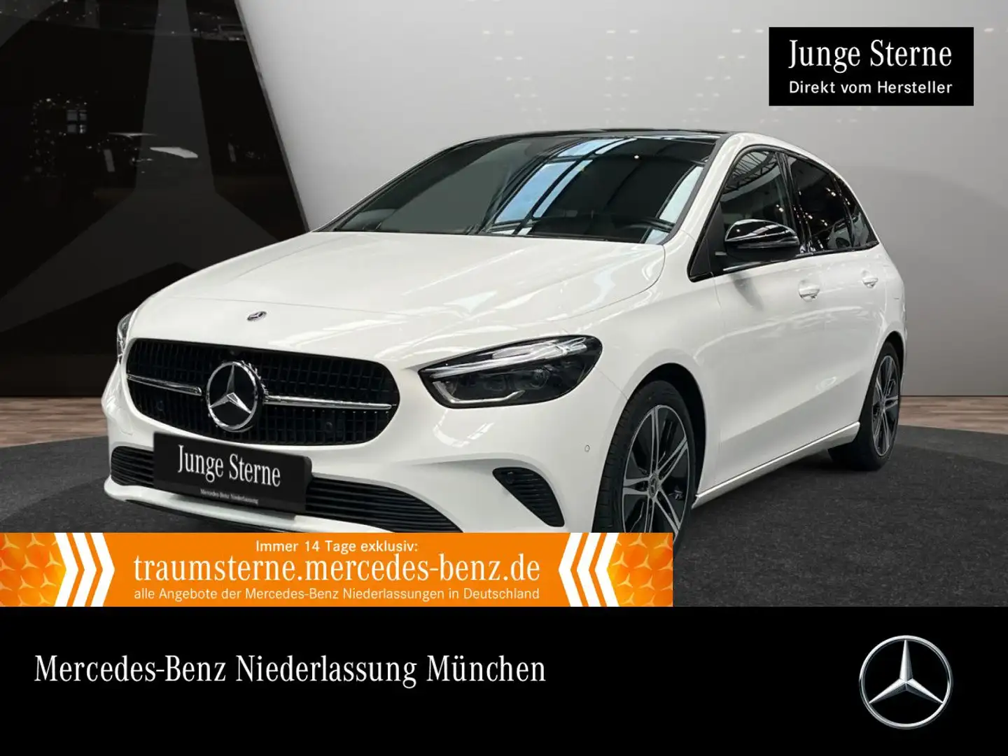 Mercedes-Benz B 220 d PROGRESSIVE+NIGHT+PANO+360°+AHK+MULTIBEAM Alb - 1